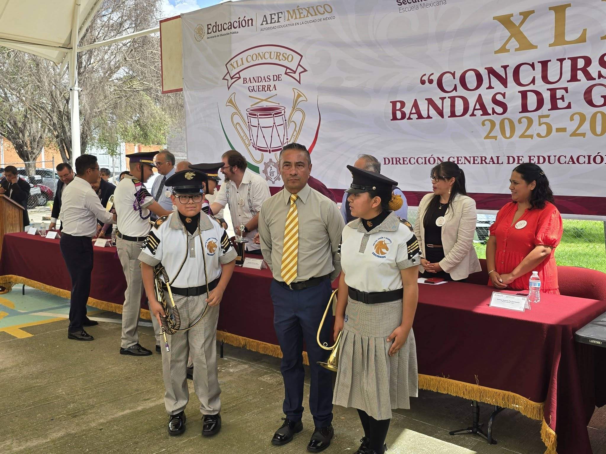 CONCURSO DE BANDAS DE GUERRA DE SECUNDARIAS TÉCNICAS EN CDMX