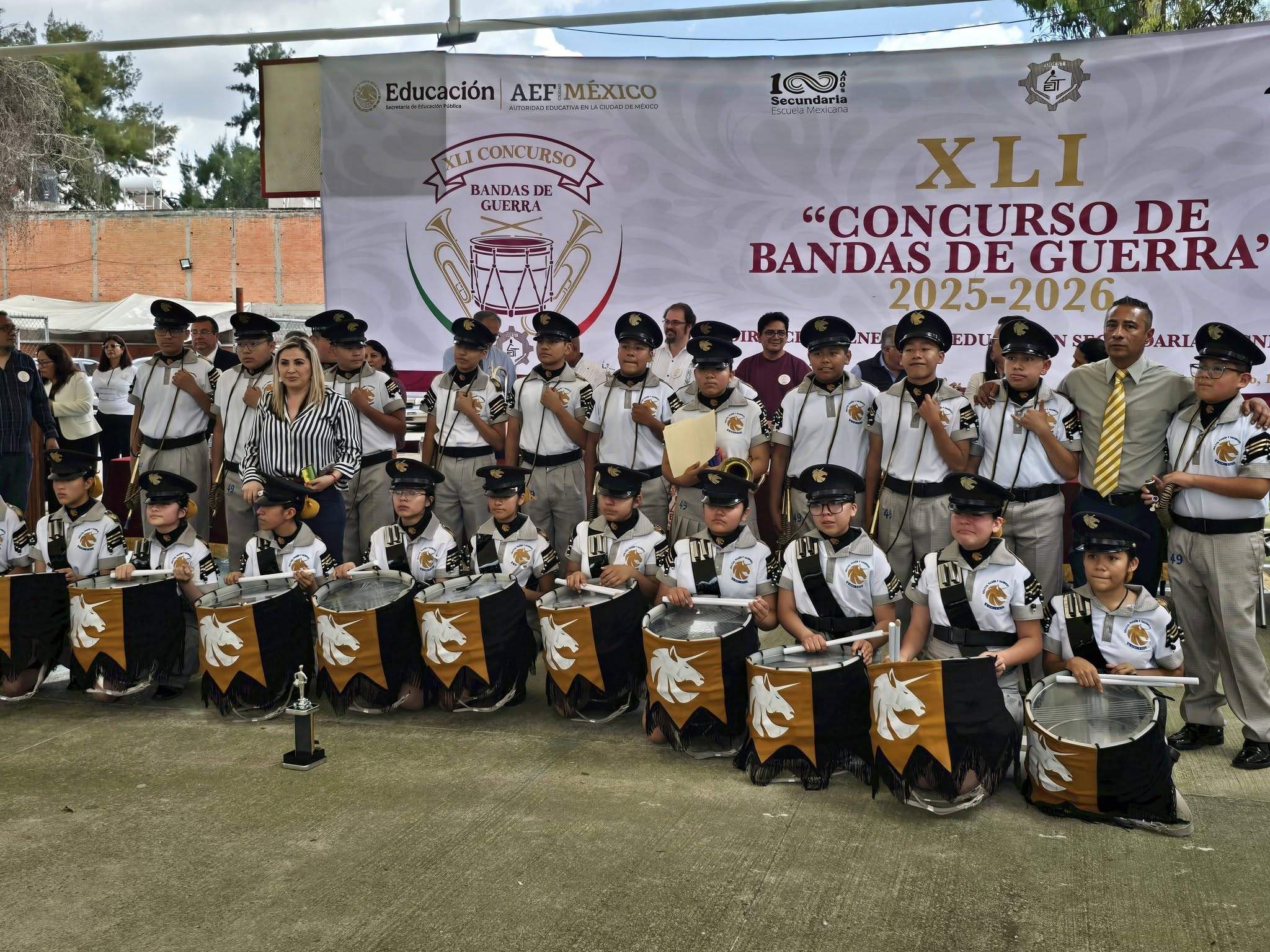 CONCURSO DE BANDAS DE GUERRA DE SECUNDARIAS TÉCNICAS EN CDMX