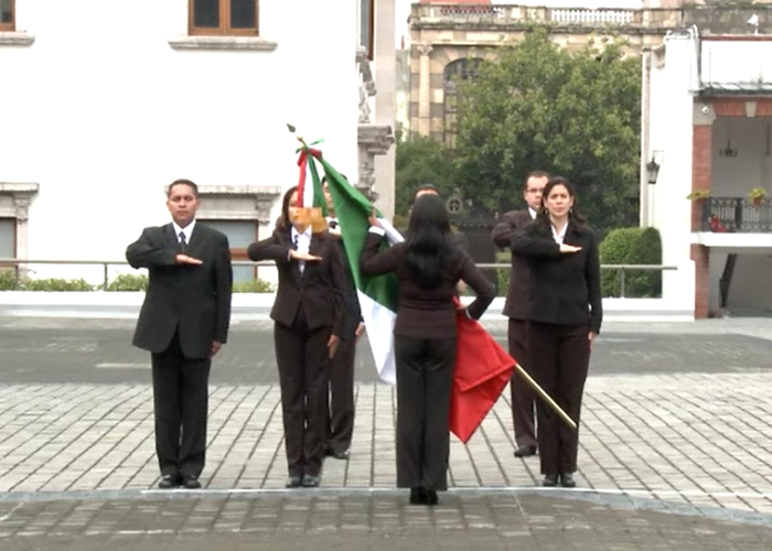 ESCOLTAS DE BANDERA NACIONAL PARA CEREMONIAS CIVICAS