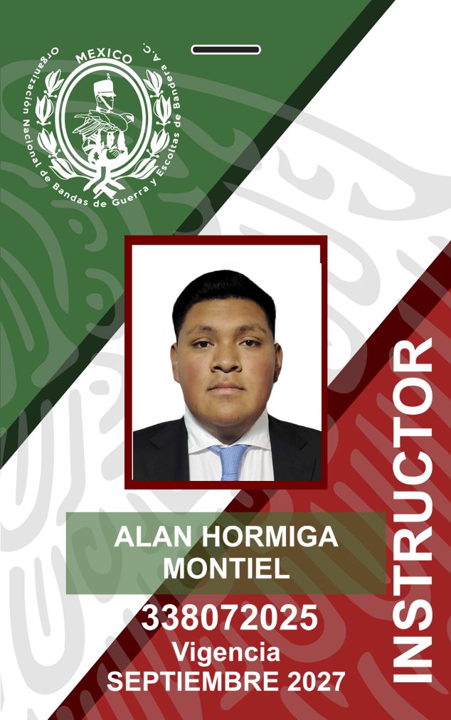 INSTRUCTOR ALAN HORMIGA MONTIEL