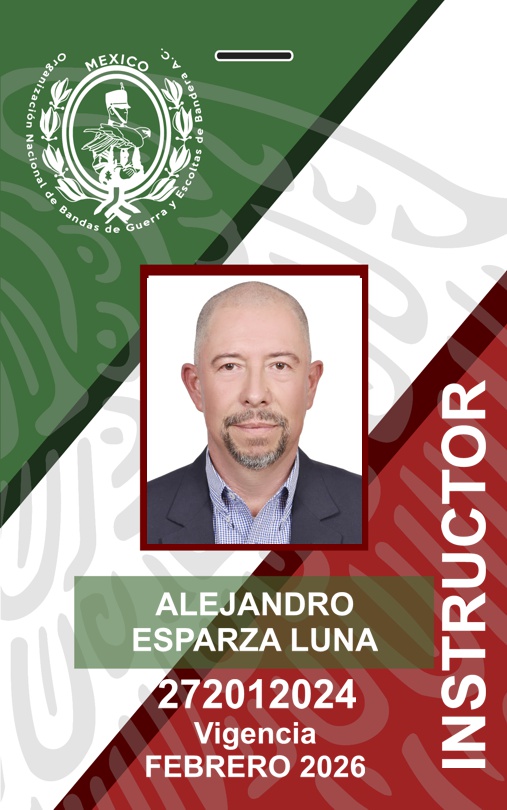 INSTRUCTOR ALEJANDRO ESPARZA LUNA