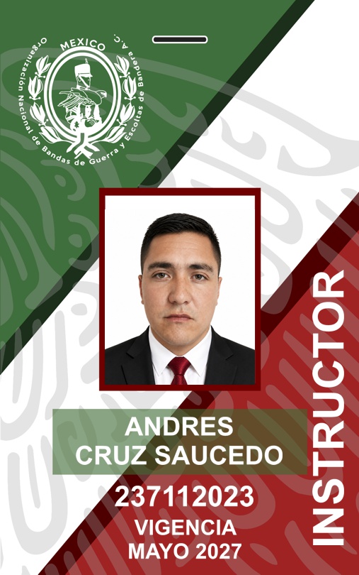 INSTRUCTOR ANDRES CRUZ SAUCEDO