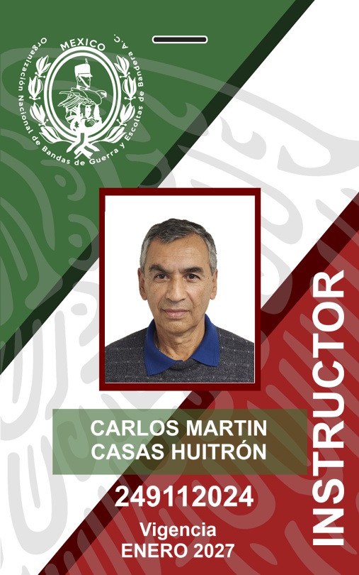 INSTRUCTOR CARLOS MARTIN CASAS HUITRÓN
