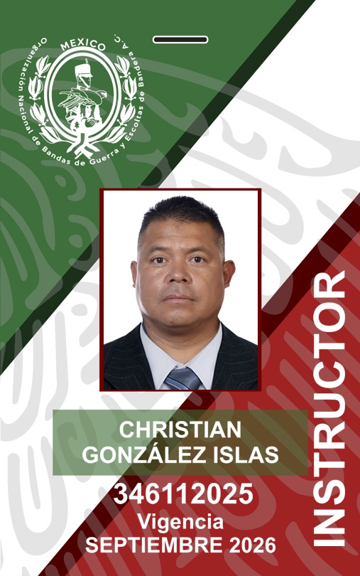 INSTRUCTOR CHRISTIAN GONZALEZ ISLAS
