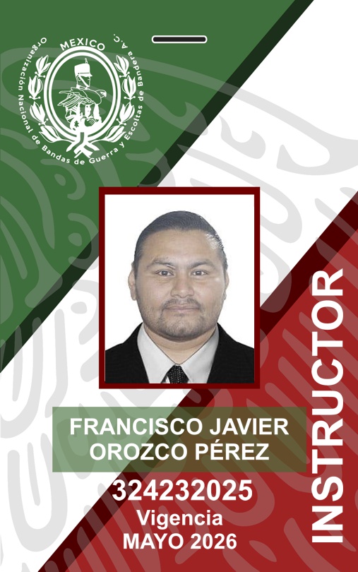 INSTRUCTOR FRANCISCO JAVIER OROZCO PÉREZ