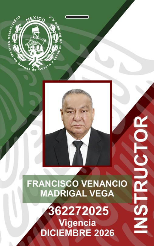 INSTRUCTOR FRANCISCO VENANCIO MADRIGAL VEGA