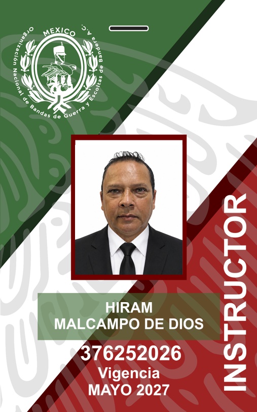 INSTRUCTOR HIRAM MALCAMPO DE DIOS