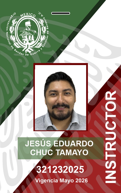 INSTRUCTOR JESÚS EDUARDO CHUC TAMAYO