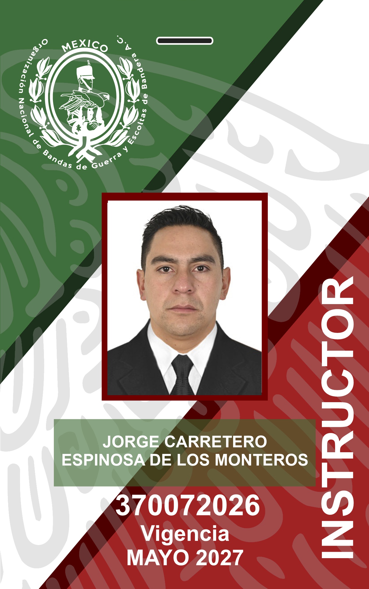 INSTRUCTOR JORGE CARRETERO ESPINOSA DE LOS MONTEROS