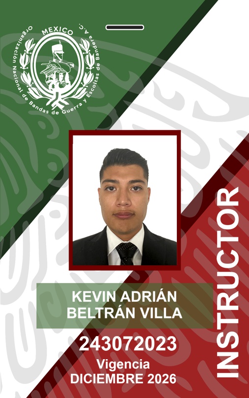 INSTRUCTOR KEVIN ADRIÁN BELTRÁN VILLA