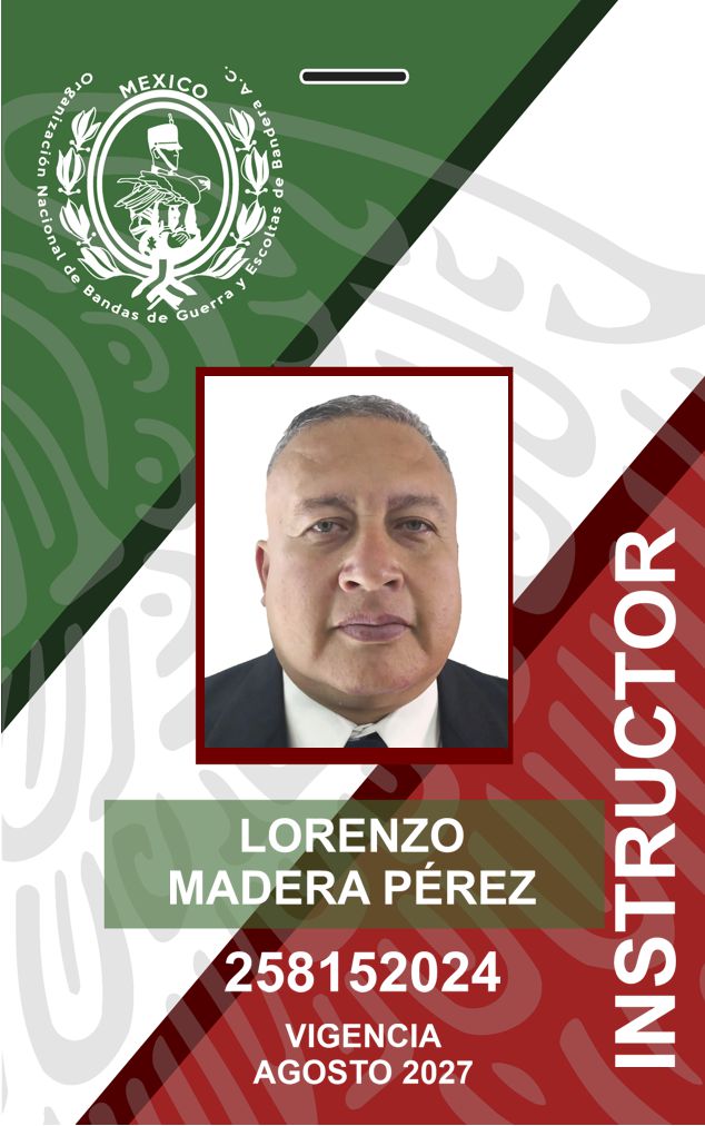 INSTRUCTOR LORENZO MADERA PÉREZ