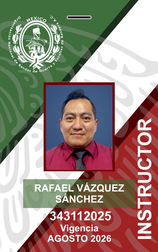 INSTRUCTOR RAFAEL VÁZQUEZ SÁNCHEZ