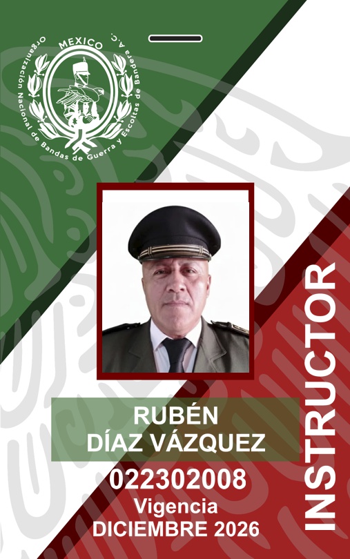 INSTRUCTOR RUBÉN DÍAZ VÁZQUEZ