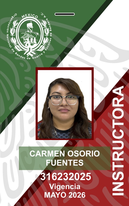INSTRUCTORA CARMEN OSORIOS FUENTES