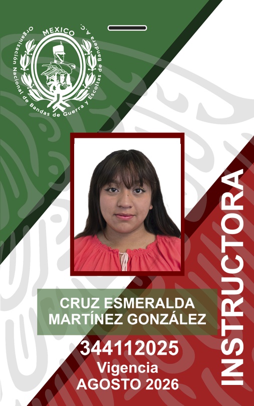 INSTRUCTORA MONTSERRAT PÉREZ BERNAL